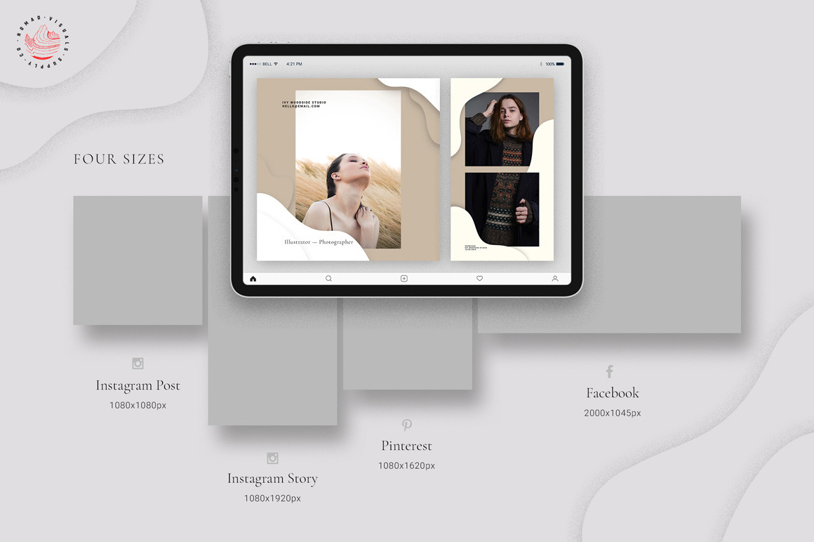 Facebook Carousel Mockup Psd