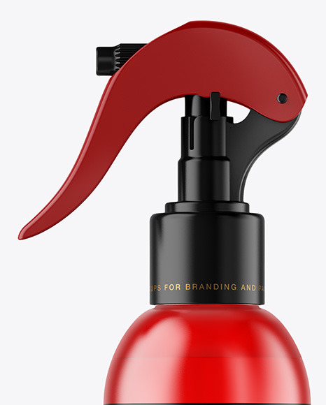 Frosted Spray Bottle Mockup PSD #2