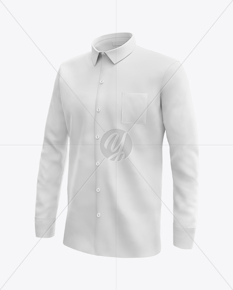 Download Dress Shirt Mockup Half Side View In Apparel Mockups On Yellow Images Object Mockups Yellowimages Mockups