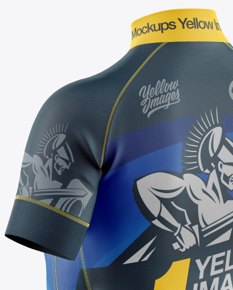 Download Women S Cycling Jersey Mockup In Apparel Mockups On Yellow Images Object Mockups