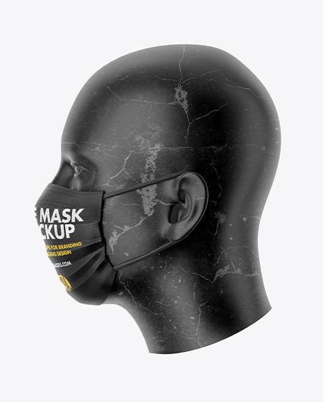 Download White Mask Mockup Free - Free Mockups | High Quality PSD ...