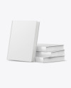 Hardcover Book w/ Matte Cover Mockup