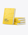 Hardcover Book w/ Matte Cover Mockup