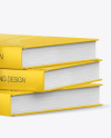 Hardcover Book w/ Matte Cover Mockup