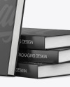Hardcover Book w/ Matte Cover Mockup