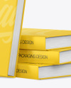 Hardcover Book w/ Matte Cover Mockup