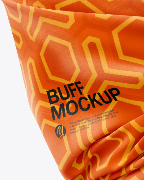 Download Buff Mockup Side View In Apparel Mockups On Yellow Images Object Mockups