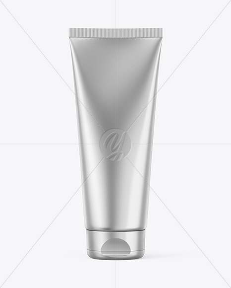 Metallic Cosmetic Tube Mockup In Tube Mockups On Yellow Images Object Mockups