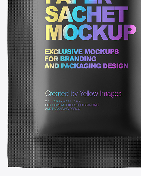 Download Matte Sachet Mockup In Sachet Mockups On Yellow Images Object Mockups