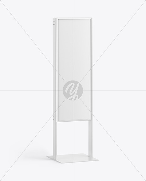 Plastic Stand Mockup PSD #3