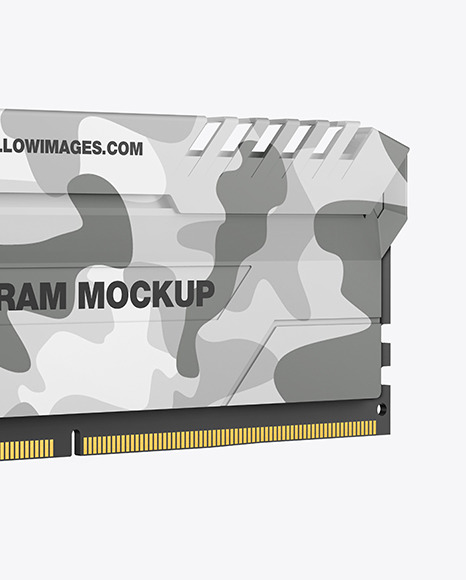 DDR4 Ram Mockup PSD #1
