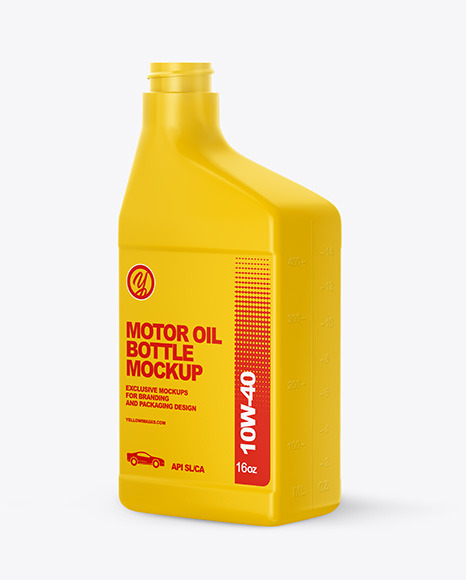 Motor Oil Bottle Mockup PSD #2