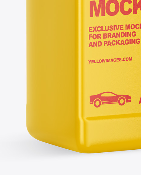 Download Motor Oil Bottle Mockup In Jerrycan Mockups On Yellow Images Object Mockups Yellowimages Mockups