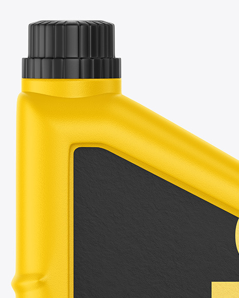 Matte Motor Oil Bottle Mockup PSD #2