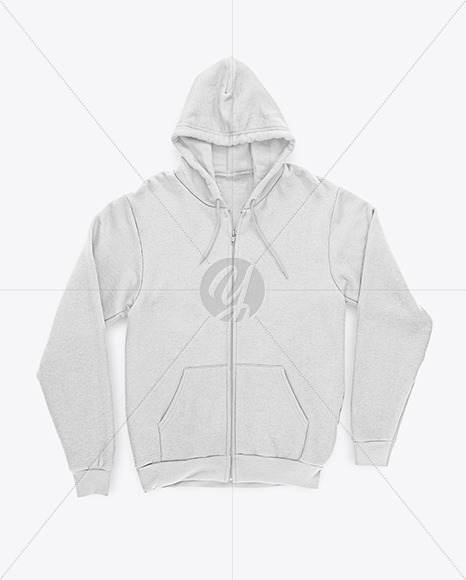 Download Full Zip Hoodie Mockup In Apparel Mockups On Yellow Images Object Mockups PSD Mockup Templates