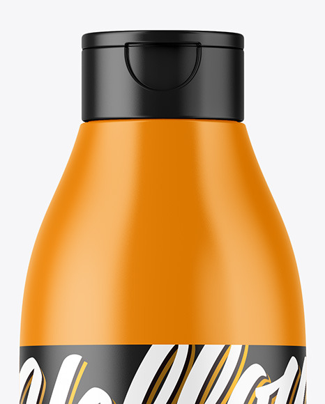 Matte Plastic Bottle Mockup PSD #2