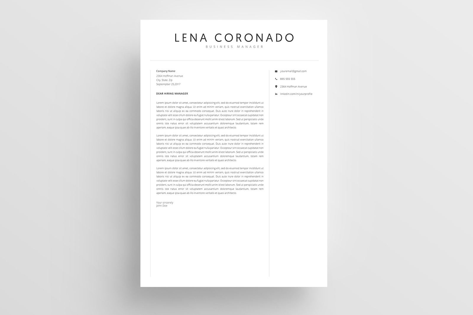 resume-template-and-cover-letter-4-pages-cv-on-yellow-images