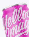 Three Metallic Cans W/ Matte Finish Mockup