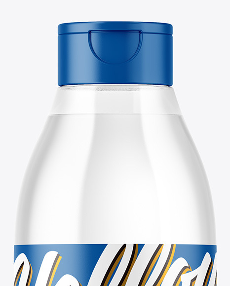 Clear Plastic Bottle Mockup In Bottle Mockups On Yellow Images Object Mockups