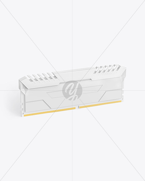 Ddr4 Ram Mockup In Device Mockups On Yellow Images Object Mockups