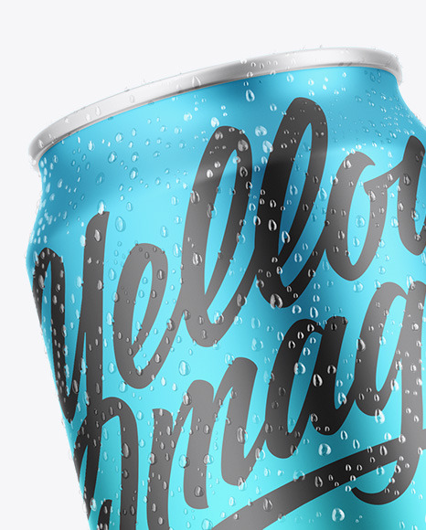 Three Matte Metallic Cans Mockup PSD #6