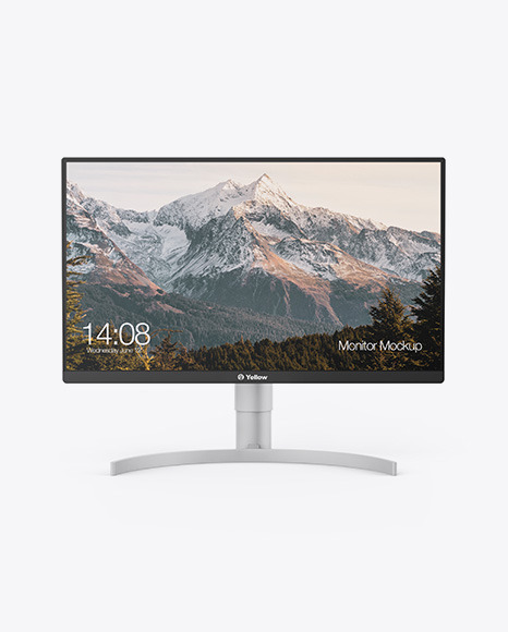 Computer Monitor Mockup Free