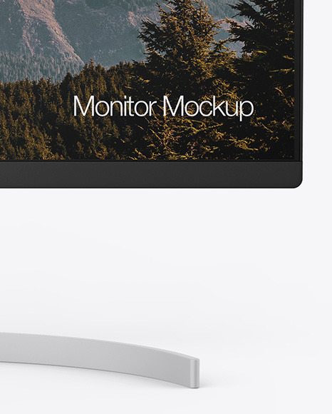 27 Monitor Mockup In Device Mockups On Yellow Images Object Mockups