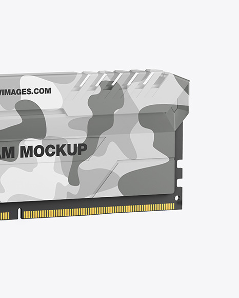 DDR4 Ram Mockup PSD #1