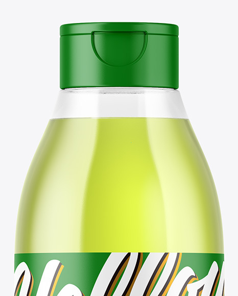 Clear Plastic Bottle Mockup PSD #2