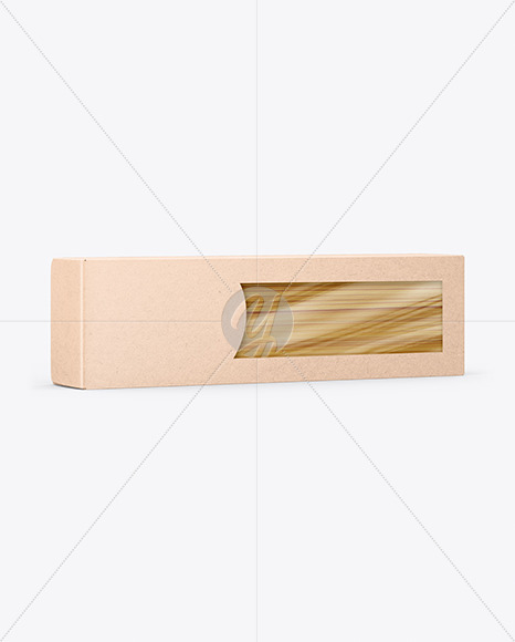 Kraft Belt Box Mockup In Box Mockups On Yellow Images Object Mockups