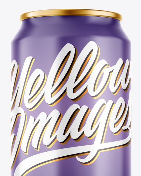 Metallic Drink Can w  Glossy Finish Mockup PSD #2