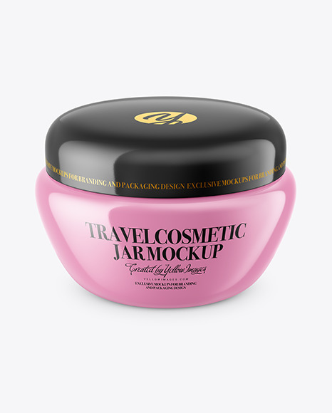 Download Travel Cosmetic Jar Mockup In Jar Mockups On Yellow Images Object Mockups Yellowimages Mockups