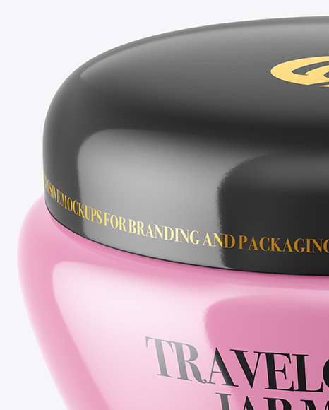 Download Travel Cosmetic Jar Mockup In Jar Mockups On Yellow Images Object Mockups PSD Mockup Templates