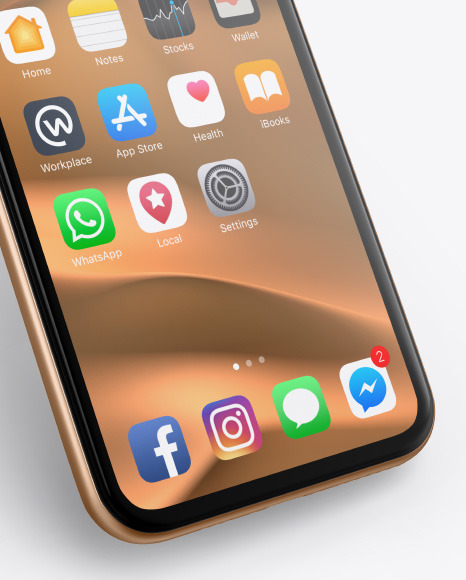 Apple Iphone 11 Pro Mockup In Device Mockups On Yellow Images Object Mockups