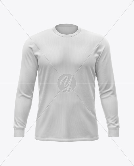 Men S Jersey With Long Sleeve Mockup In Apparel Mockups On Yellow Images Object Mockups