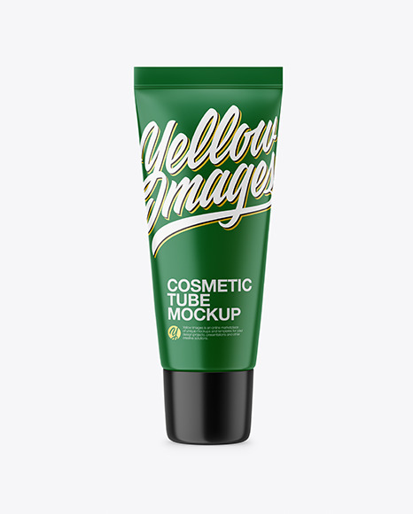 Matte Cosmetic Tube Mockup