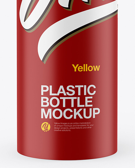 Download Matte Plastic Bottle Mockup in Bottle Mockups on Yellow ... Yellowimages Mockups