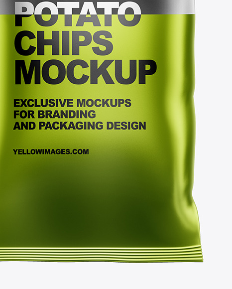 Download Frosted Bag With Corrugated Black Potato Chips Mockup In Packaging Mockups On Yellow Images Object Mockups PSD Mockup Templates