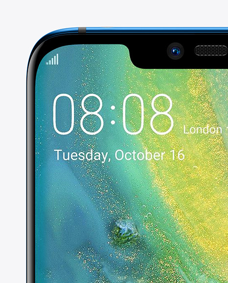 Twilight Huawei Mate 20 Pro Mockup PSD #2