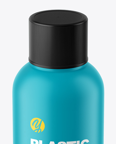 Matte Plastic Bottle Mockup PSD #2