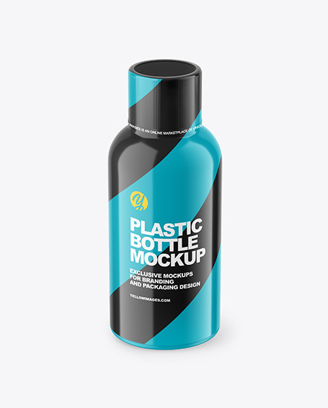 Matte Plastic Bottle Mockup PSD #6