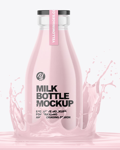 Download Download Glass Milk Bottle Mockup Collection Of Exclusive Psd Mockups Free For Personal And Commercial Usage