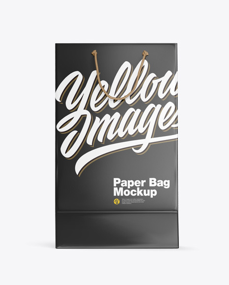 Glossy Shopping Bag Mockup