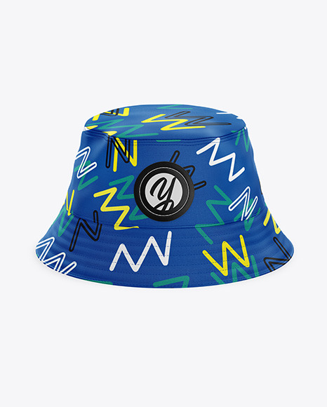 Download Bucket Hat Mockup Front View High Angel Shot In Apparel Mockups On Yellow Images Object Mockups