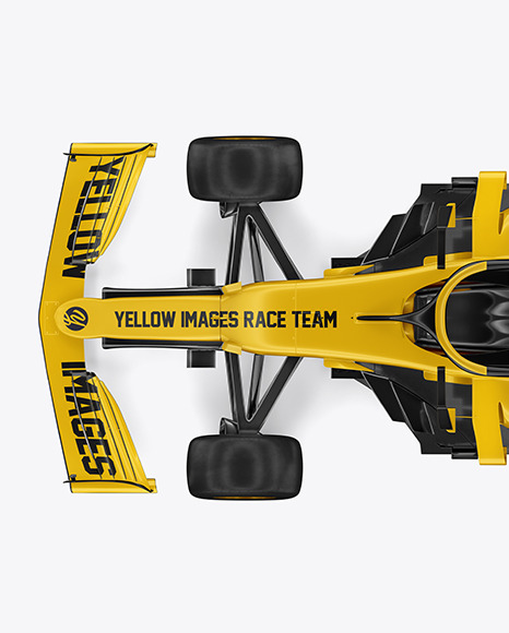 Download Formula-1 2020 Mockup - Top View in Vehicle Mockups on Yellow Images Object Mockups