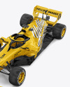 Formula-1 2020 Mockup - Half Side View (high-angle shot)