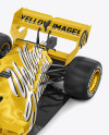 Formula-1 2020 Mockup - Half Side View (high-angle shot)