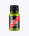 Metallic Pills Bottle Mockup