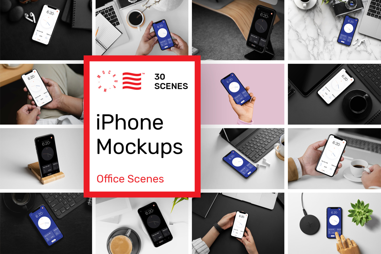 Iphone 11 Mockups In Device Mockups On Yellow Images Creative Store