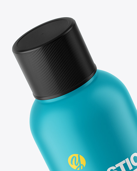 Matte Plastic Bottle Mockup PSD #2